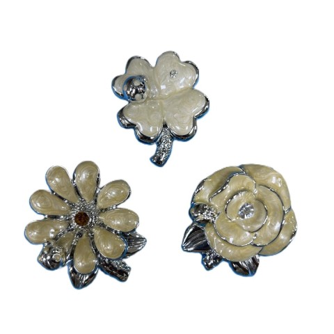 FIORELLINI ARGENTATI 4AS CM